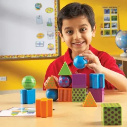 Learning Resources Logikspil - Hjerneblox| Skolesjov|Matematik & Leg