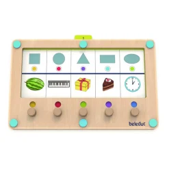 Beleduc Logikspil - Logiturn inkl. 25 opgavekort| Montessori|Spil