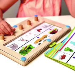 Beleduc Logikspil - Logiturn inkl. 25 opgavekort| Montessori|Spil
