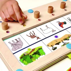 Beleduc Logikspil - Logiturn inkl. 25 opgavekort| Montessori|Spil