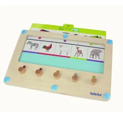 Beleduc Logikspil - Logiturn inkl. 25 opgavekort| Montessori|Spil