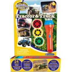 Brainstorm Lommelygte med dias - Traktorer & trucks| Sprog & Leg