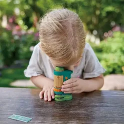 Hape Lommemikroskop af bambus| Udeleg|Stem Læringslegetøj