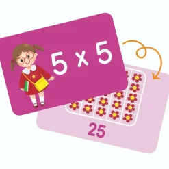 Learning Resources Læringskort - Øv multiplikation| Skolesjov|Matematik & Leg