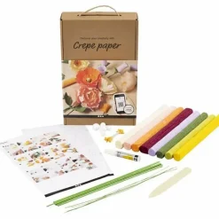 Creativ Company Læringssæt - Crepepapirblomster| Voksenværk|Påske