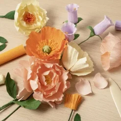 Creativ Company Læringssæt - Crepepapirblomster| Voksenværk|Påske