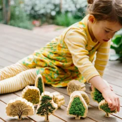 Lær om træerne og årets gang, 10 stk| Trælegetøj|Sprog & Leg