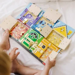 Melissa & Doug Låsebræt - låsehus med dyr| Vis Alle Varer (Særlige Behov)|Finmotorik