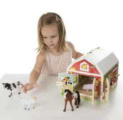 Melissa & Doug Låsehus - Bondegården| Vis Alle Varer (Særlige Behov)|Finmotorik