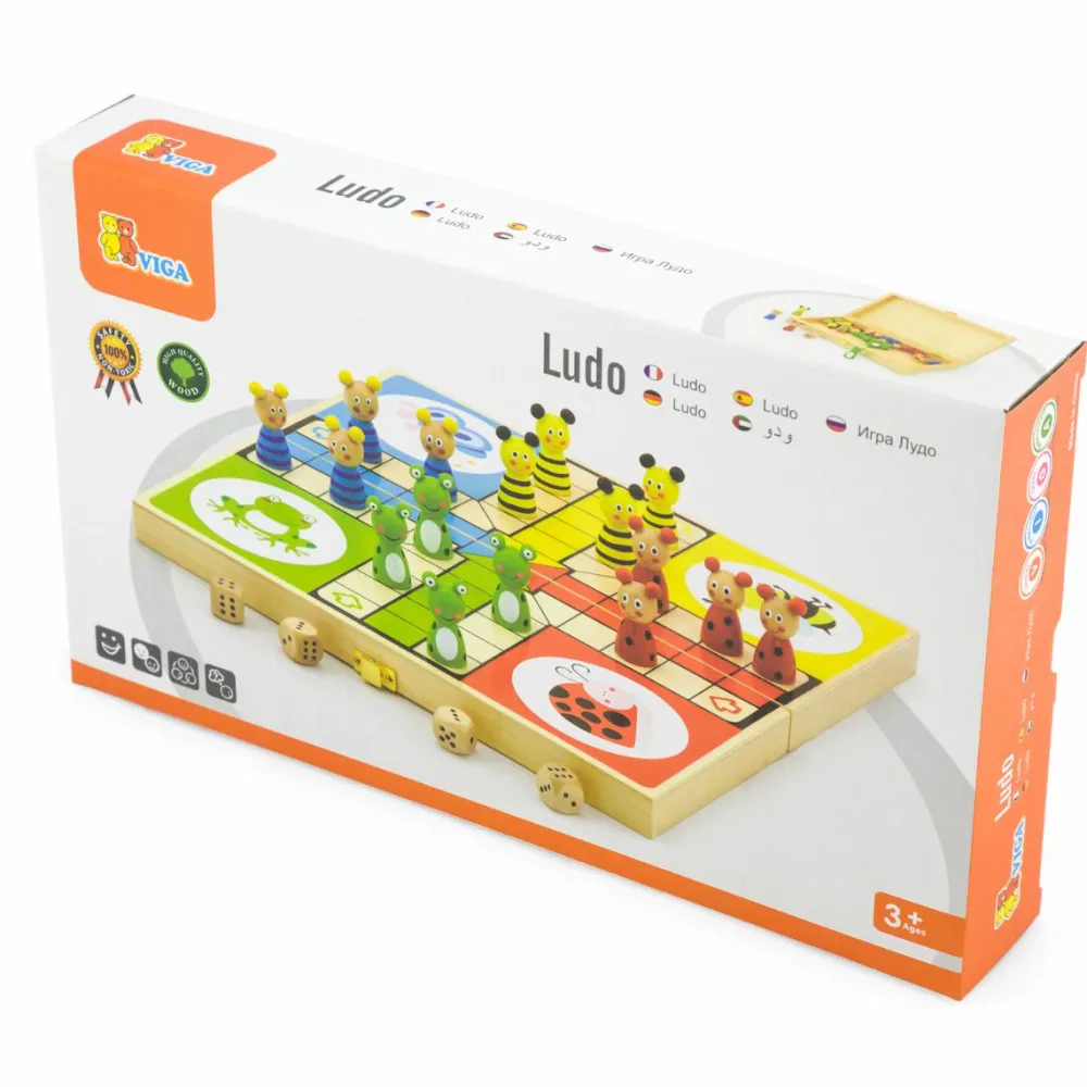 Ludo i trækuffert| Spil