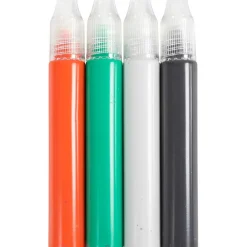 Creativ Company Lyspenne - Sort/grøn/lys grå/rød, 4 x 30 ml| Kreativ Leg