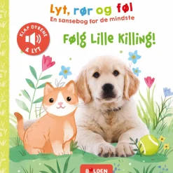 Forlaget Bolden Lyt, rør og føl - Følg lille killing|Børn Børnebøger|Babylegetøj