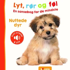 Forlaget Bolden Lyt, rør og føl - Nuttede dyr|Børn Tumlinge Legetøj|Børnebøger