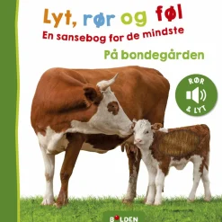 Forlaget Bolden Lyt, rør og føl - På bondegården|Børn Børnebøger|Babylegetøj