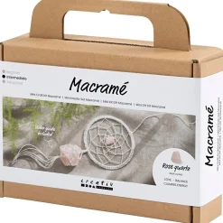 Creativ Company Macramé kit - Drømmefanger m. krystal| Kreativ Leg