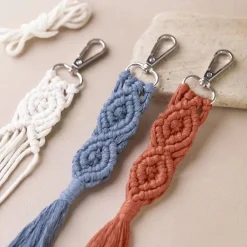 Creativ Company Macramé kit mini - Nøgleringe| Voksenværk|Kreativ Leg