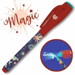 Djeco Magisk pen med UV-lys, Steve| Spion Legetøj|Tegne- & Malegrej