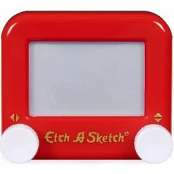 Magnetisk tegnetavle - Mini Etch A Sketch| Legetøj Til Ferien|Tegne- & Malegrej