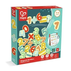 Hape Magnettal- og symboler, 54 dele| Skolesjov|Matematik & Leg