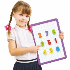 Quercetti Magnettavle med tal og symboler, 48 dele| Matematik & Leg|Magnetlegetøj & Magnetbyggesæt