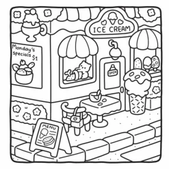 Malebog - Cozy Corner| Voksenværk|Legetøj Til Ferien