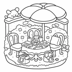Malebog - Cozy Corner| Voksenværk|Legetøj Til Ferien
