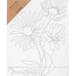 Creativ Company Malerlærred 24 x 30 cm - Der vokser en blomst| Voksenværk|Tegne- & Malegrej