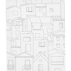 Creativ Company Malerlærred 24 x 30 cm - Huse| Voksenværk|Tegne- & Malegrej
