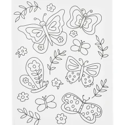 Creativ Company Malerlærred 24 x 30 cm - Sommerfugle| Tegne- & Malegrej