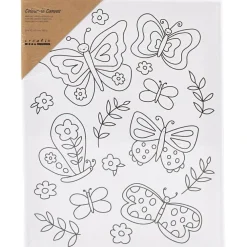 Creativ Company Malerlærred 24 x 30 cm - Sommerfugle| Tegne- & Malegrej