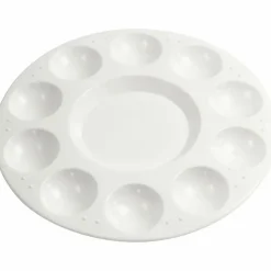 Creativ Company Malerpalette i plast - Ø 17 cm| Jul|Tegne- & Malegrej