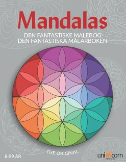Mandalas malebog - Den fantastiske|Børn Mindfulness For Børn|Tegne- & Malegrej