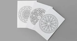 Mandalas malebog - Den fantastiske|Børn Mindfulness For Børn|Tegne- & Malegrej