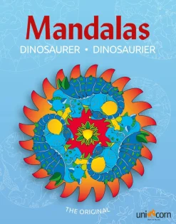 Mandalas malebog - Dinosaurer|Børn Vis Alle Varer (Særlige Behov)|Mindfulness For Børn