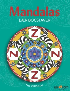 Mandalas malebog - Lær bogstaver|Børn Skolesjov|Mindfulness For Børn