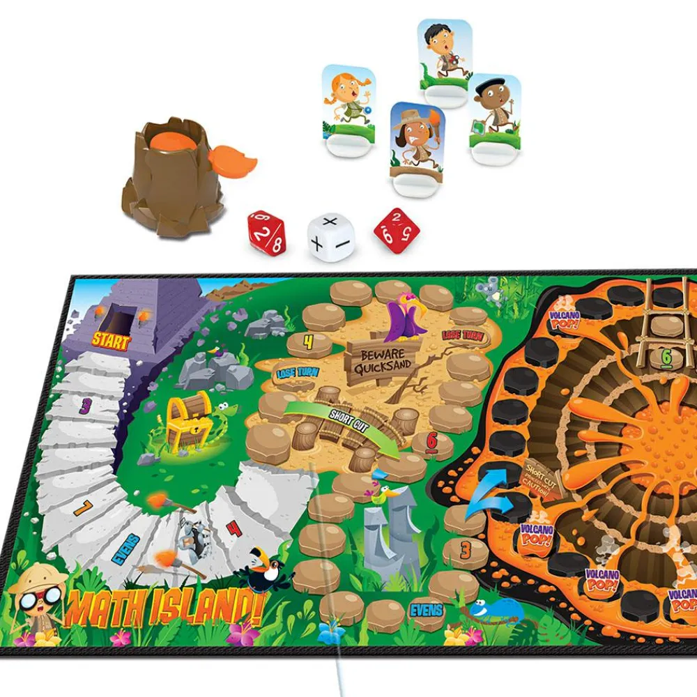 Learning Resources Matematikspil - Math Island| Logik & Talforståelse|Skolesjov