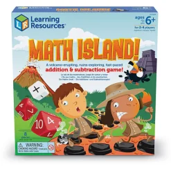 Learning Resources Matematikspil - Math Island| Logik & Talforståelse|Skolesjov