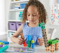 Learning Resources MathLink aktivitetssæt - Dinosaurer| Logik & Talforståelse|Stem Læringslegetøj