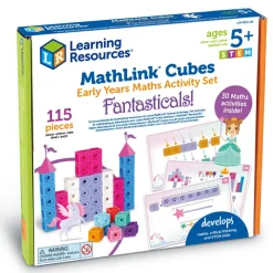 Learning Resources MathLink aktivitetssæt - Fantasi og eventyr| Logik & Talforståelse|Stem Læringslegetøj