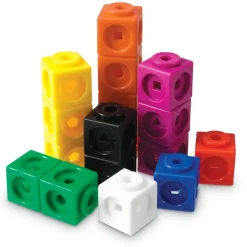 Learning Resources MathLink Cubes, 100 stk| Logik & Talforståelse|Stem Læringslegetøj
