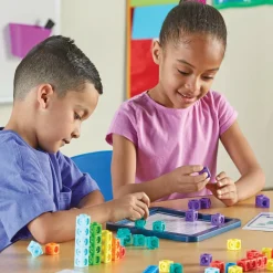 Learning Resources MathLink - Hjernegymnastik, 40+ opgaver| Logik & Talforståelse|Stem Læringslegetøj