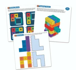 Learning Resources MathLink - Hjernegymnastik, 40+ opgaver| Logik & Talforståelse|Stem Læringslegetøj