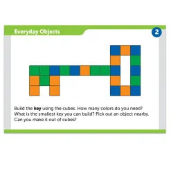 Learning Resources MathLink 100 stk. - Inkl. 10 udfordringer| Logik & Talforståelse|Stem Læringslegetøj
