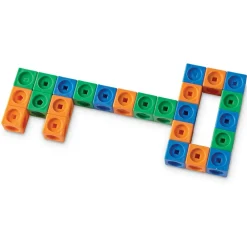 Learning Resources MathLink 100 stk. - Inkl. 10 udfordringer| Logik & Talforståelse|Stem Læringslegetøj
