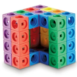 Learning Resources MathLink 100 stk. - Inkl. 10 udfordringer| Logik & Talforståelse|Stem Læringslegetøj