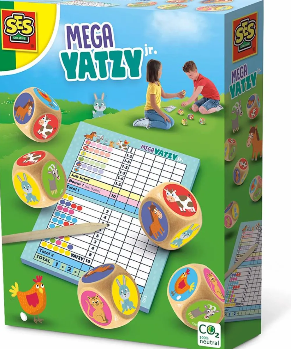 SES Creative Mega Yatzy Junior| Udeleg|Legetøj Til Ferien