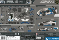 Clementoni Mekanik Laboratoriet - Lamborghini Huracan| Voksenværk|Robot Legetøj