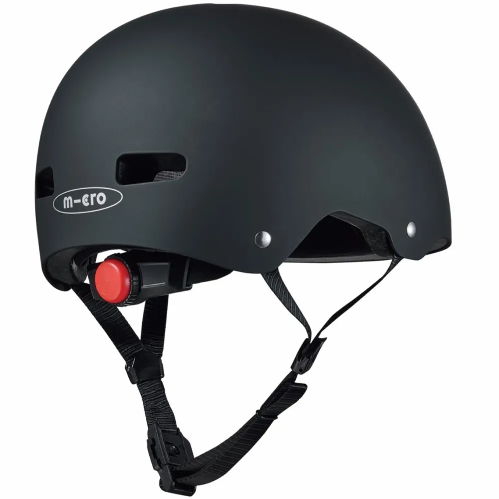 Micro cykelhjelm - Sort, 54-58 cm|Børn Børnesikkerhed