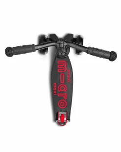 Micro - Maxi Deluxe Pro, Sort/Rød| Løbehjul|Løbecykler