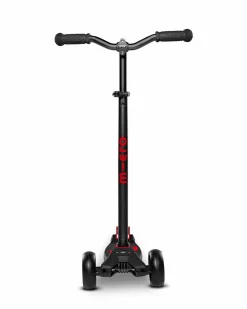 Micro - Maxi Deluxe Pro, Sort/Rød| Løbehjul|Løbecykler